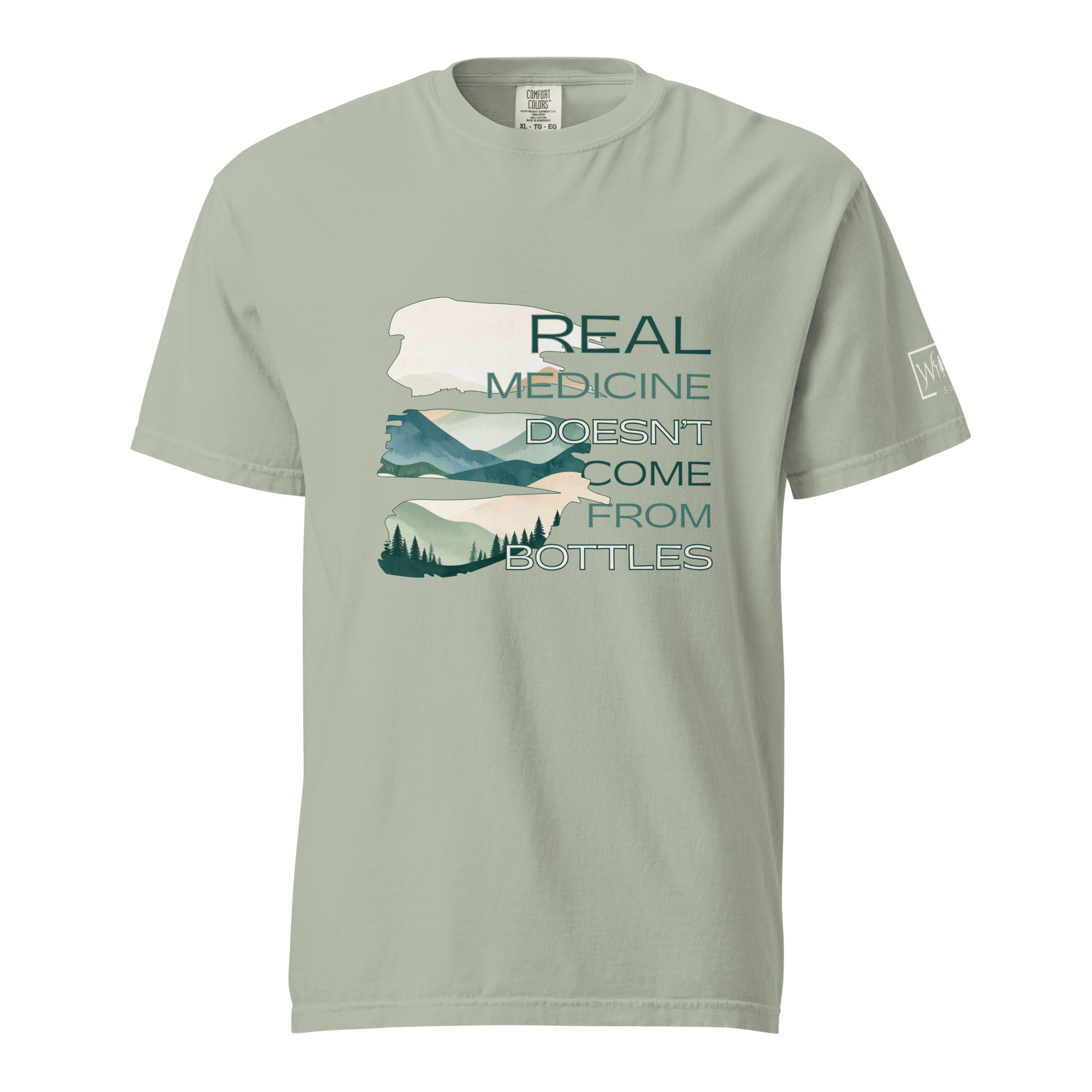 Real Medicine Doesn’t Come From Bottles T-shirt Nature Graphic Tee - Image 6