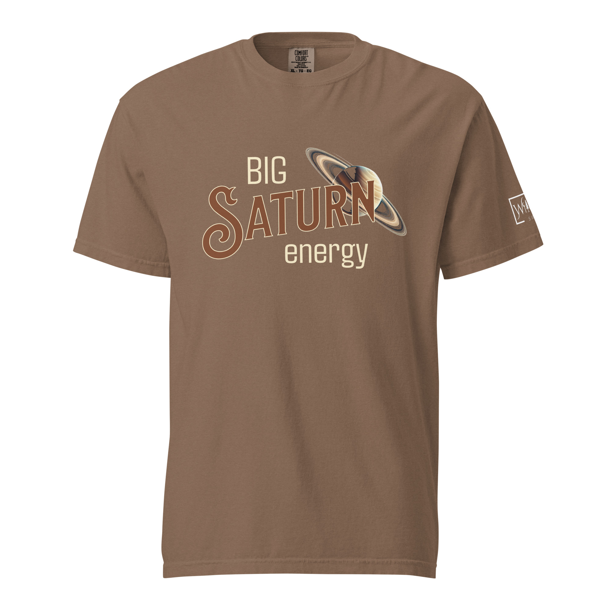 Big Saturn Energy T-Shirt | Capricorn Astrology Tee - Image 4