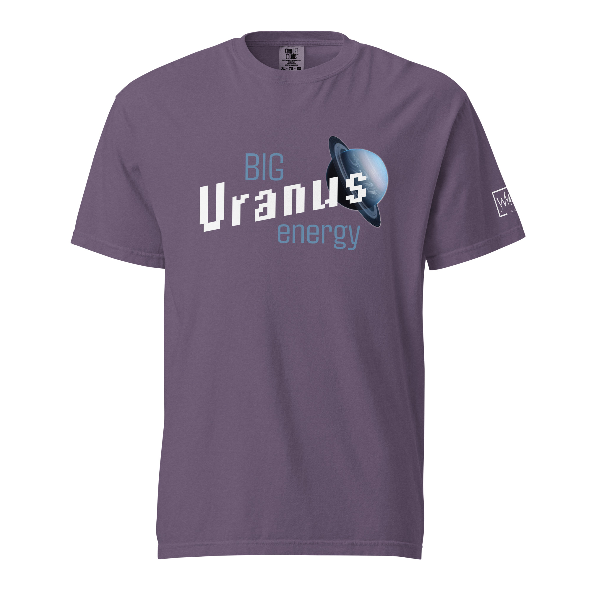 Big Uranus Energy t-shirt | Aquarius Astrology Graphic Tee - Image 4
