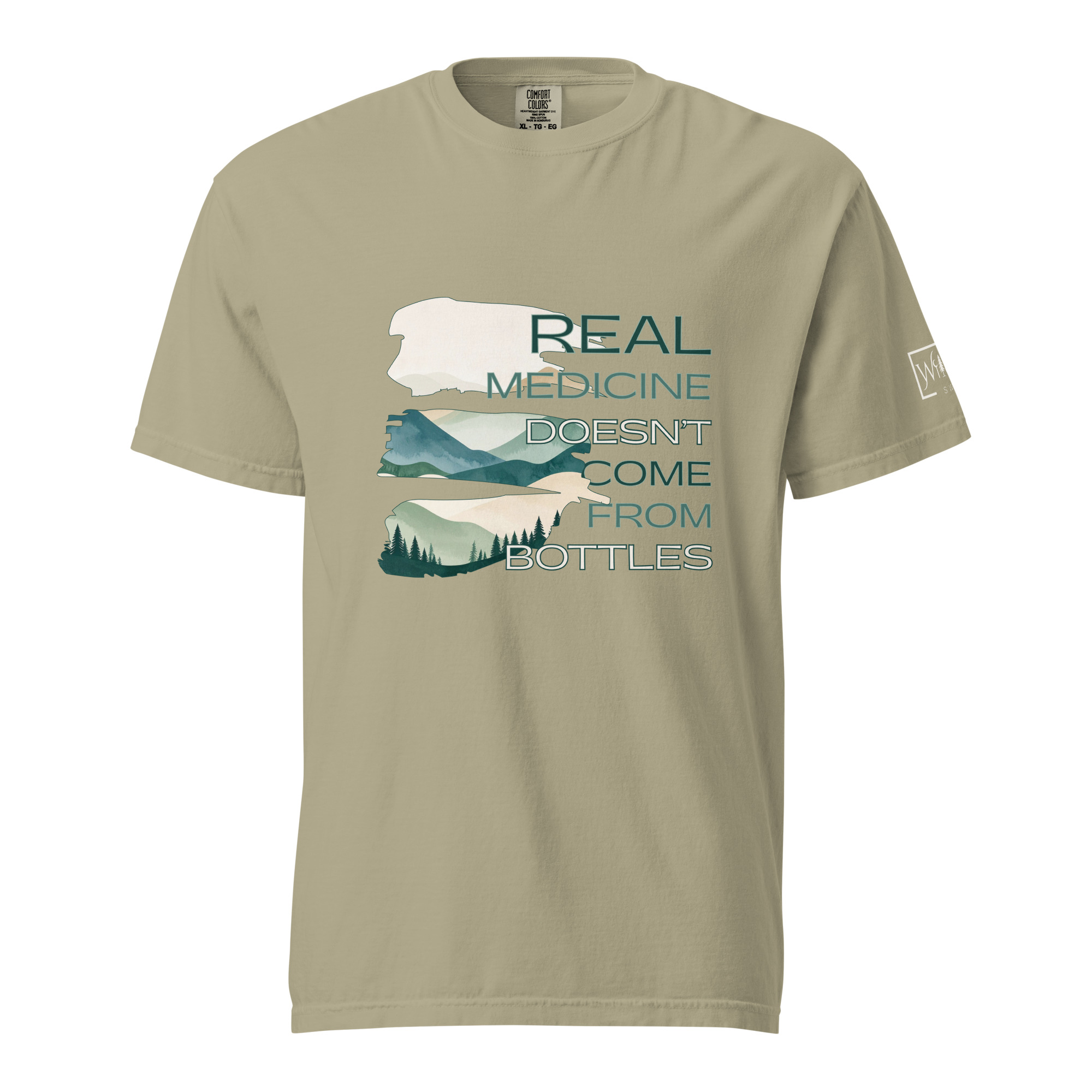 Real Medicine Doesn’t Come From Bottles T-shirt Nature Graphic Tee - Image 5