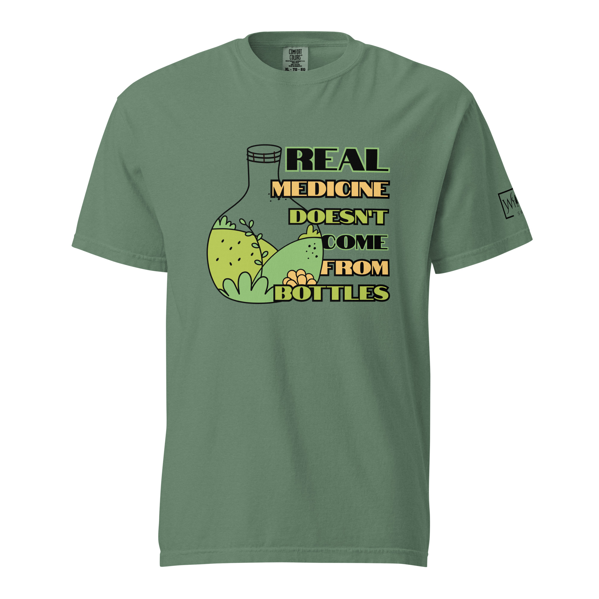 Real Medicine Doesn’t Come From Bottles T-Shirt - Image 2