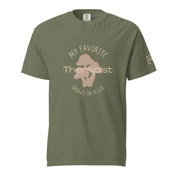 Unisex garment-dyed heavyweight t-shirt - Image 7