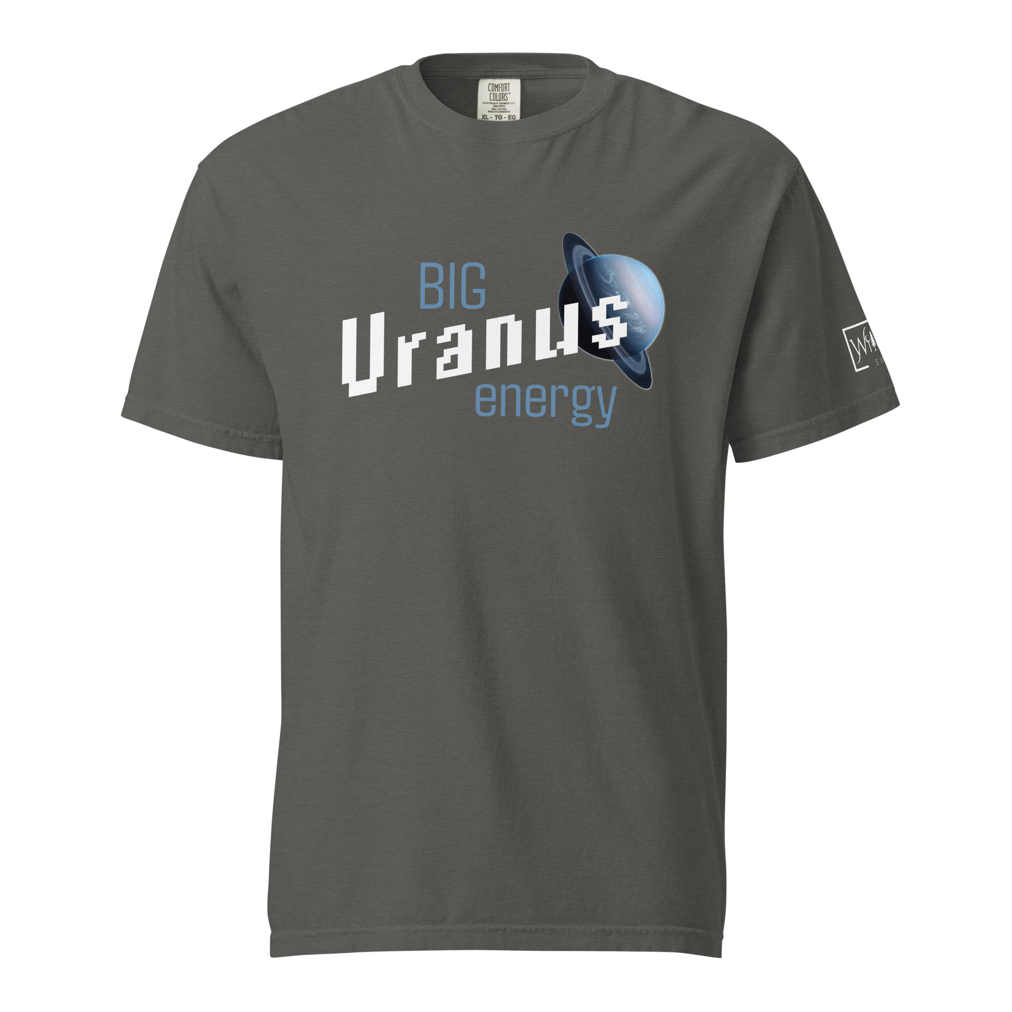 Big Uranus Energy t-shirt | Aquarius Astrology Graphic Tee - Image 3