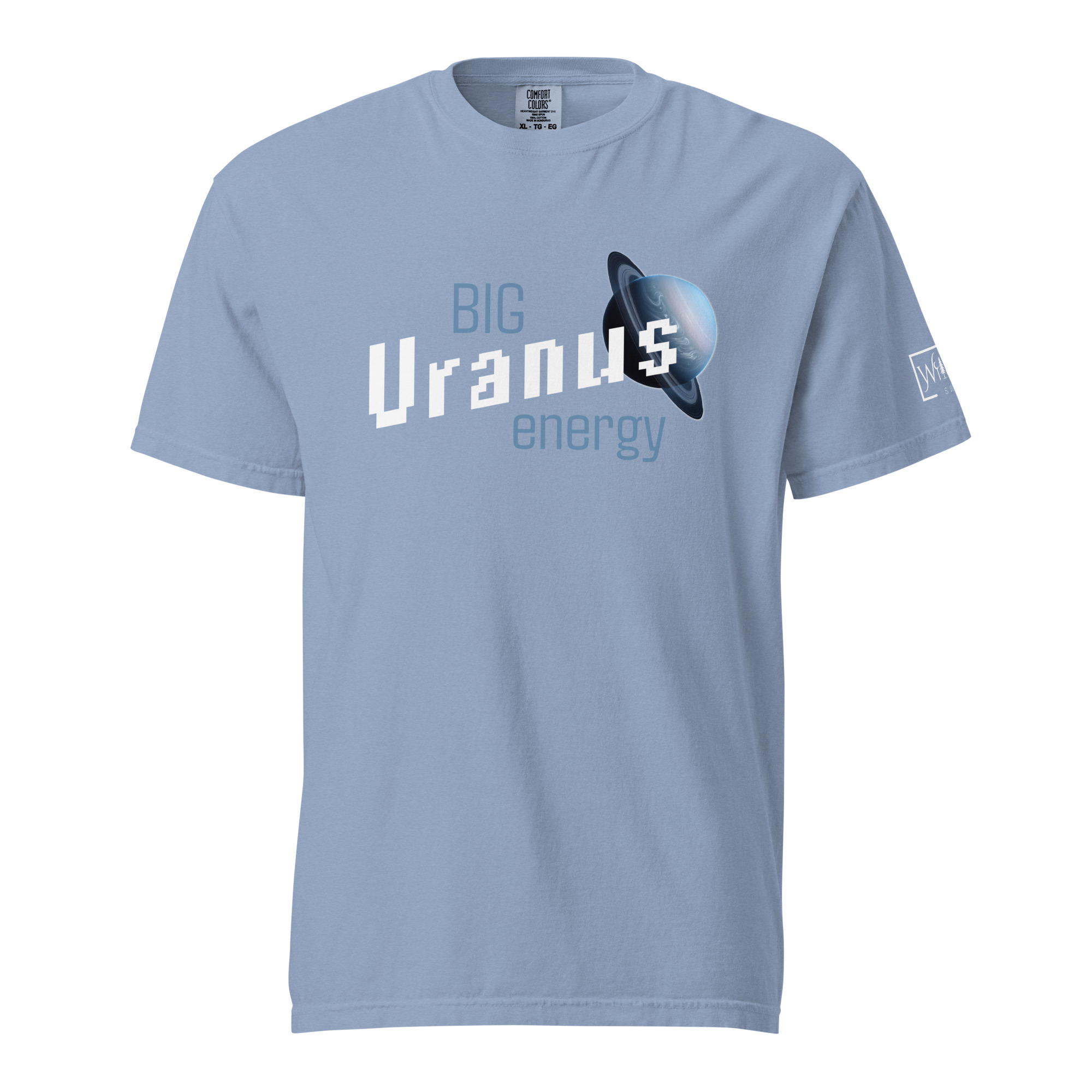 Big Uranus Energy t-shirt | Aquarius Astrology Graphic Tee - Image 6